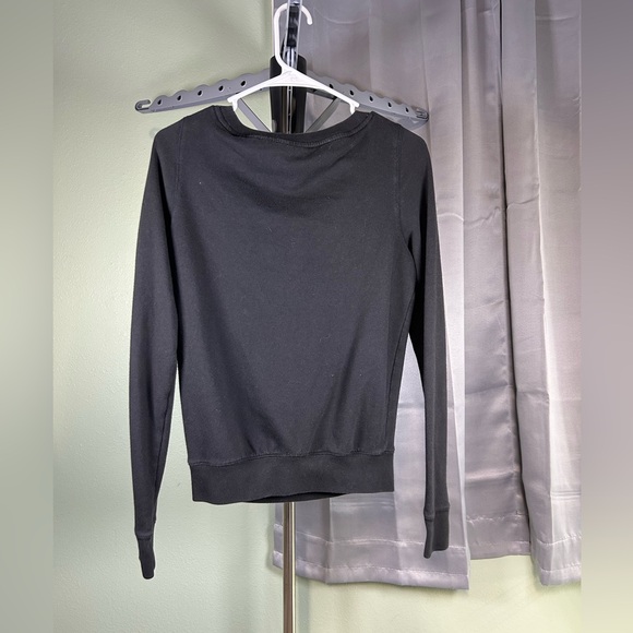 Victoria's Secret Black and Gray Sweatshirt - Picture 2 of 3
